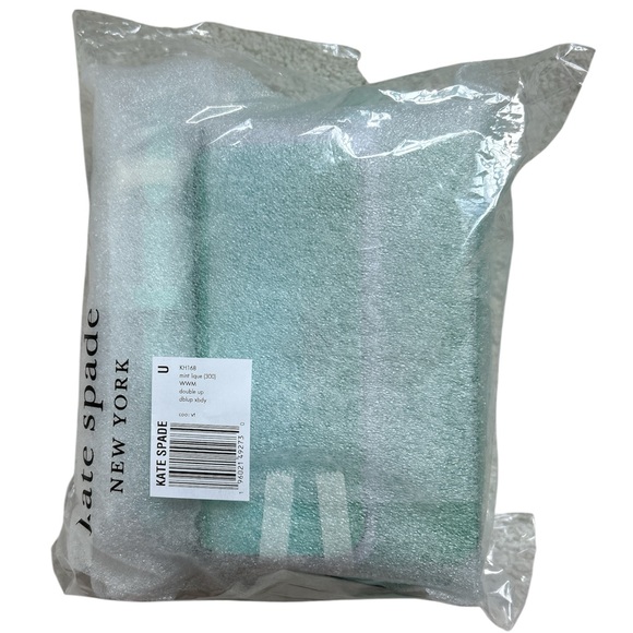 Kate Spade Double Up Ombré Saffiano Leather Crossbody Bag in Mint Liqueur NWT - Picture 8 of 8